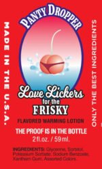 Love Lickers Massage Oil Panty Dropper – Red – 1.76 fl oz - Image 2