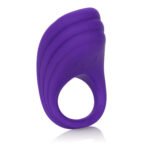 Silicone Rechargeable Vibrating Cock Ring – Purple - Image 3