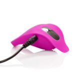 Silicone Rechargeable Vibrating Cock Ring – Pink - Image 3