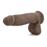 Au Naturel - 7 Inch Sensa Feel Dildo - Chocolate - Image 6