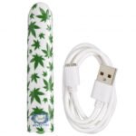 420 Slim Cannabis Leaf Vibe - White/green - Image 3