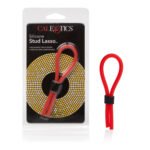 Silicone Stud Lasso Cock Ring – Red - Image 5