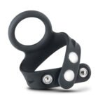 Performance - Vs7 - Silicone Cock & Ball Strap Large - Black - Image 4