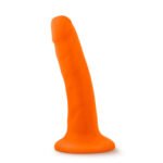 Neo - 5.5 Inch Dual Density Cock - Neon Orange - Image 2