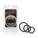 Rubber Ring 3-Piece Set – Black - Image 4