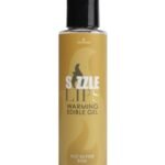 Sizzle Lips Warming Edible Gel - Hot Butter Rum - 4.2 Oz.
