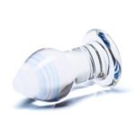 Amethyst Rain Borosilicate Glass Anal Plug – Purple - Image 6
