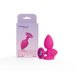 Gemma Purple Gem Pink Silicone Plug - Small - Image 4