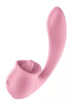 Satisfyer Tongue Genius Rechargeable Vibrating Tongue Vibrator – Pink - Image 2