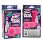 Sue Johanson Glow-in-the-Dark Vibrating Super Head Honcho - Pink