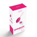 Peach Vibrating Egg Rechargeable Vibrator – Pink - Image 4