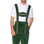 Men's Beerfest Lederhosen Oktoberfest Costume - X-Large - Green