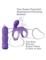 Fantasy C-Ringz Ultimate Couples Cage Vibrating Cock Ring – Purple - Image 5