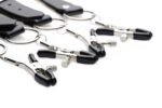 Spread Labia Spreader Straps With Clamps – Black - Image 2
