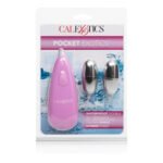 Pocket Exotics Waterproof Double Silver Bullets Vibrator – Pink - Image 3