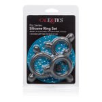 Pro Series Silicone Cock Ring Set – Gray - Image 2