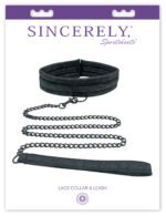 Sincerely Lace Collar & Leash – Black - Image 2