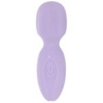 Lil Wand Purple Rechargeable Silicone Wand Vibrator - Image 2