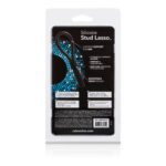 Silicone Stud Lasso Cock Ring – Black - Image 2