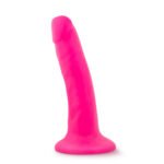 Neo - 5.5 Inch Dual Density Cock - Neon Pink - Image 2