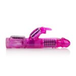 Waterproof Jack Rabbit 5 Rows Vibrating Rotating Vibrator – Pink - Image 5