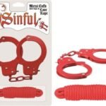 Sinful Metal Cuffs With Keys & - Love Rope