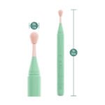 Blush Sage Oscillating Wand Vibrator – Platinum-Cured Silicone – Green - Image 4
