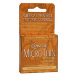 Kimono Microthin Ribbed Plus Sensi-Dots - 3 Pack