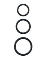 Fantasy C-Ringz Silicone Ring Stamina Set – Black