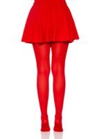 Leg Avenue Ari Nylon Women's Tights – Red, One Size - Image 2