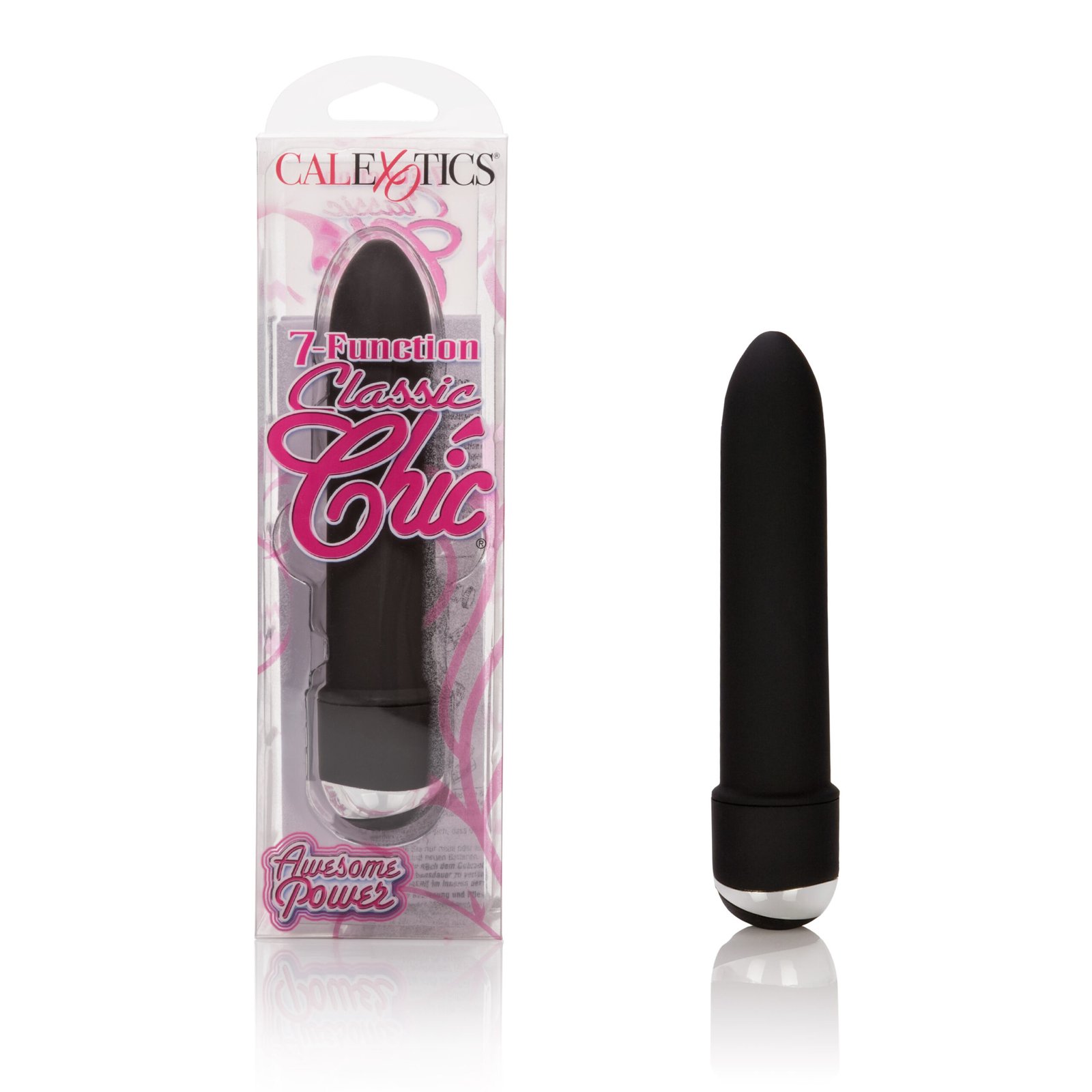 7-function-classic-chic-4-inches-vibe-black 7 Function Classic Chic 4 Inches Vibe - Black - Image 1