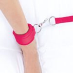 Lux Fetish 7-Piece Bed Spreader Bondage Set – Hot Pink - Image 6