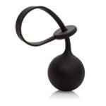Weighted Lasso Cock Ring – Black - Image 6