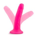 Neo - 5.5 Inch Dual Density Cock - Neon Pink - Image 5