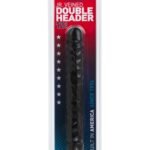 Jr. Veined Double Header 12 Inches - Black