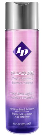 ID Pleasure Water-Based Personal Lubricant with Botanical Extracts – 8.5 fl oz