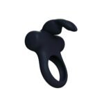 Frisky Bunny Vibrating Ring Black Pearl - Image 4