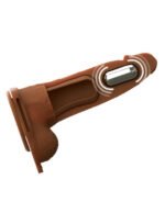 Fantasy X-Tensions Elite 6" Vibrating Hollow Silicone Strap-on - Brown - Image 6