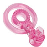 Bodywand Rechargeable Duo Ring With Clit Tickler - Pink
