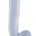 Basix Rubber Works 12 Inch Dong With Suction Cup - Clear