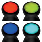 7x Light Up Rechargeable Anal Plug – Small, Black - Image 3