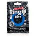 Screaming O RingO Ritz XL Liquid Silicone Cock Ring – Blue - Image 3
