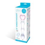 Sweetheart Glass Dildo – 8 Inch, Pink/Clear with Heart-Shaped Handle - Image 5
