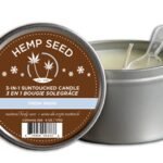 Hemp Seed 3-in-1 Massage Candle - Sunsational - 6 Oz.