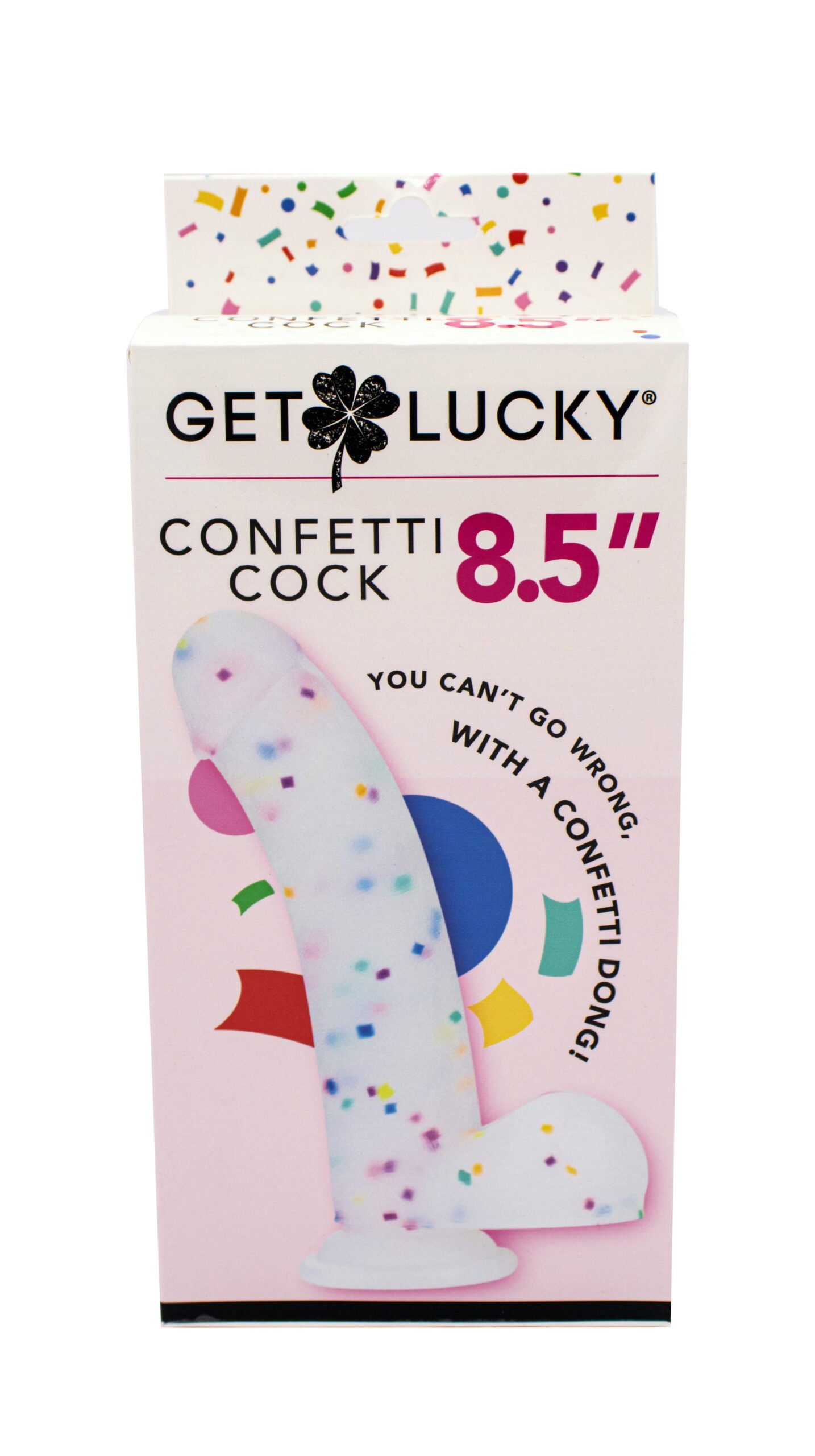 85-confetti-cock 8.5" Confetti Cock - Image 1