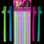 Glow-in-the-Dark Naughty Straws