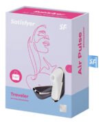 Satisfyer Pro Traveler Rechargeable Pressure Wave Vibrator – White - Image 4