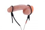 Vigor II Electro Stim Cock and Balls Ties & Frenum Electro Stimulator – Black - Image 3