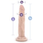 Dr. Skin Realistic Cock Basic 7.5 Dildo with Suction Cup – Beige - Image 5