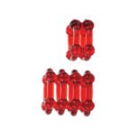 Colt Enhancer Rings – Red, 2 and 4 Tiered Cock Rings - Image 2
